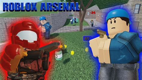 Roblox Arsenal Playing With A Noob Ft Erock Youtube