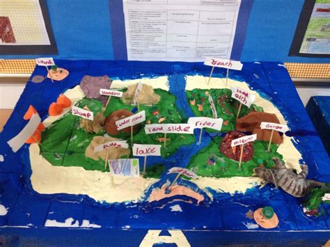 Landforms 3d Project Landform Projects Science Projects School Projects