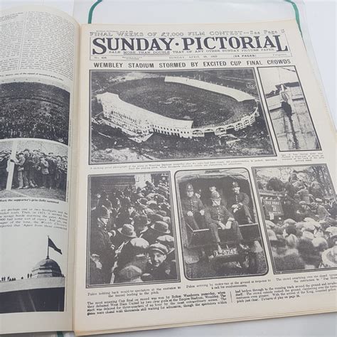 Great Newspapers Reprinted 13 1972 Sunday Pictorial April 1923