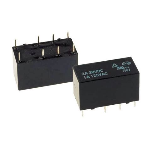 12v 2a Pcb Mount Relay Dpdt Buy Online At Low Price In India