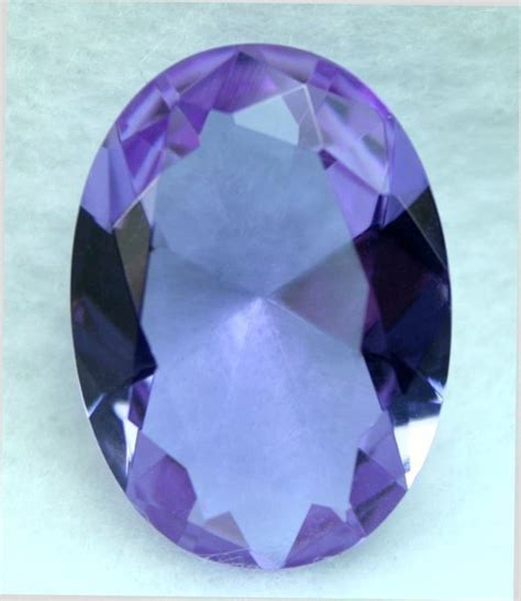 Glass Jewel Oval 22x30mm Large Faceted Diamond Cut Pointed Etsy