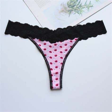 Voplidia New Panties Underwear Women Plus Size Bow Sexy Lingerie Panty Thongs And G String Tanga