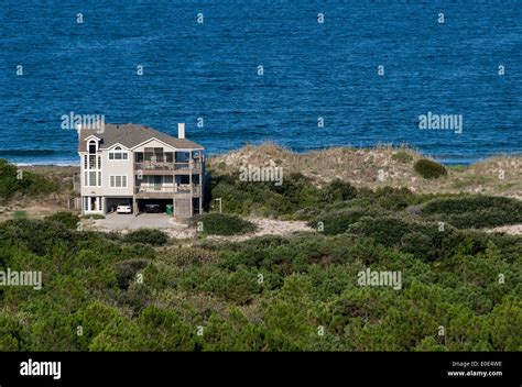 Beach House Outer Banks North Carolina Usa Stock Photo Alamy