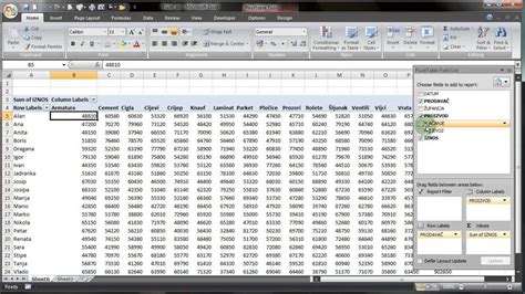 Tablice Excel