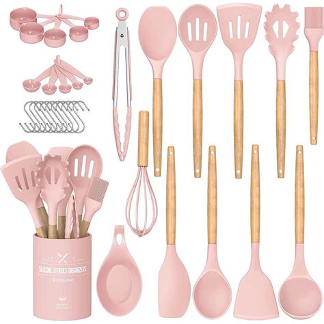 Cheap Kitchen Cooking Utensils Set 33 Pcs Non Stick Silicone Cooking Kitchen Utensils Spatula