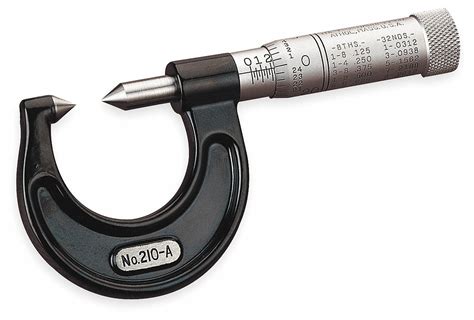 Starrett Digital Screw Thread Micrometer Mechanical 0 In To 0875 In
