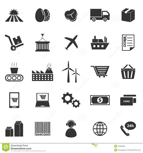 Scm Supply Chain Management Concept With Icon Set With Big Word Or Text