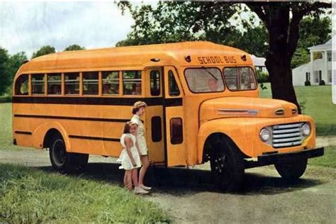 Pin By Doug Pellom On Vintage Cars And Trucks School Bus Old School