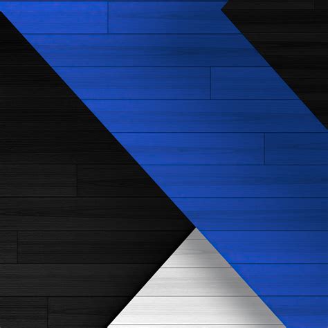 Blue Black White Abstract Tiles 4k Wallpaper 4k