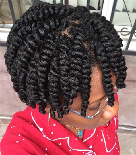 Short Twists Protective Hairstyle Protective Hairstyles For Natural Hair Natural Hair Twists