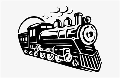 Steam Engine Train Silhouette Awe