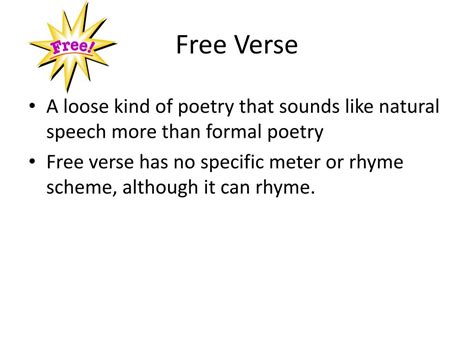 Ppt Types Of Poetry Powerpoint Presentation Free Download Id2106718