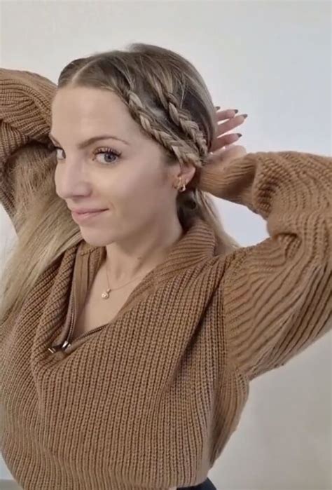 The Cutest Way To Tie All Your Hair Back With No Loose Strands Upstyle