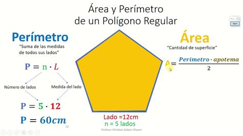 Calcular El Area Y Perimetro De Poligonos Regulares Printable