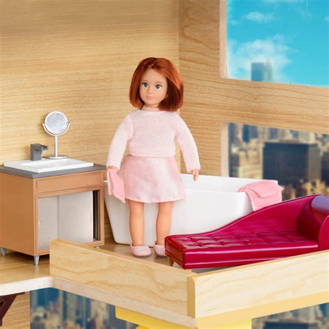 Buy Lori Dolls Luxury Bathroom Set Bathroom Playset For Mini Dolls Dollhouse Furniture For