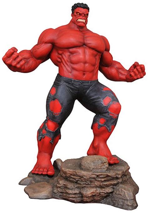 Marvel Hulk Marvel Gallery Red Hulk 10 Pvc Figure Statue Diamond Select