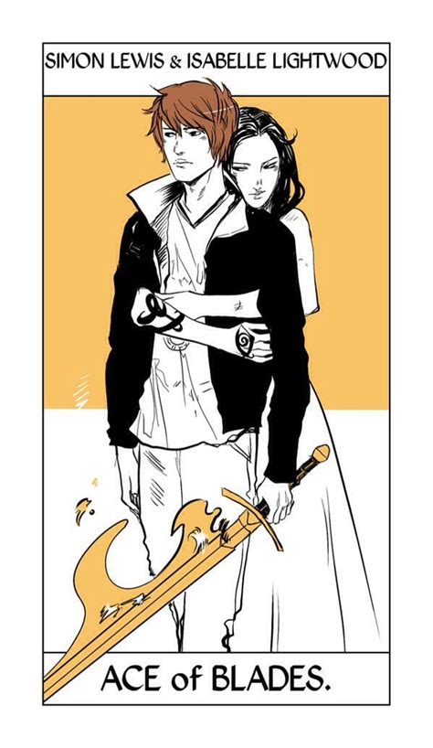 Shadowhunter Tarot Cards Simon Lewis Isabelle Lightwood Art By