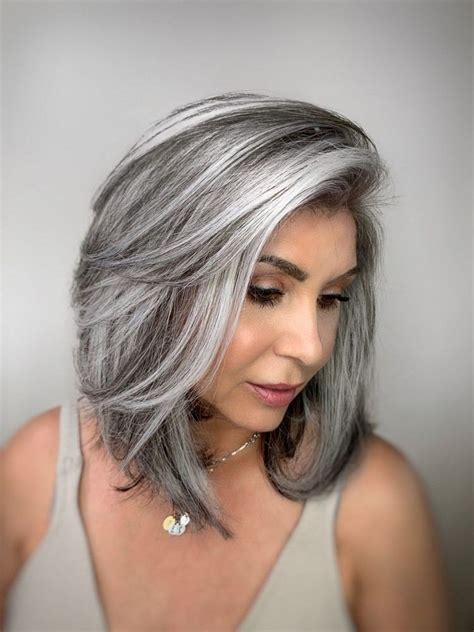 Salt And Pepper Hair Color Make Your Gray Hair Look Super Trendy 2022