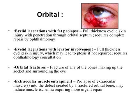 Ocular Injuries