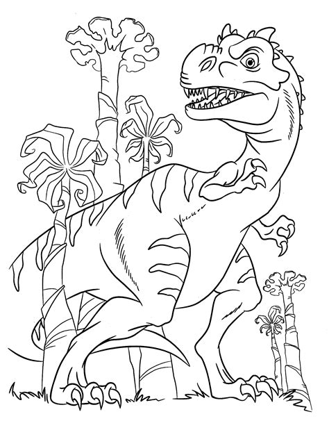 Dibujo Para Colorear Dinosaurio Mam