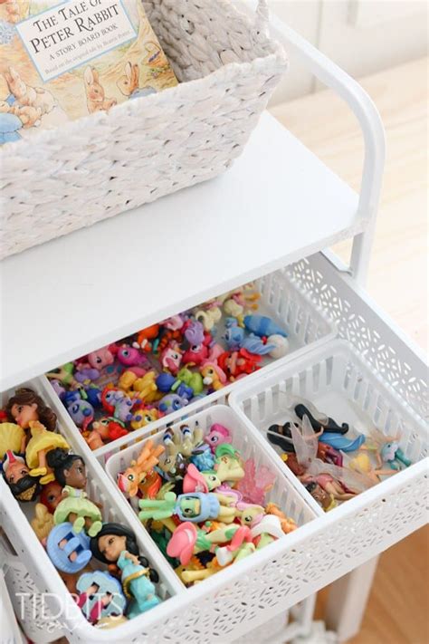 Having everything in one small space can get messy very quickly too! 5 Unique Ways to Organize Tiny Toys - The Organized Mom