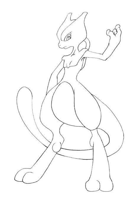 Mega Mewtwo Coloring Pages at GetColorings.com | Free printable