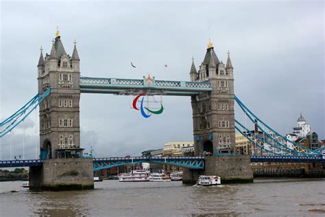 Tower Bridge And The Paralympic Agitos Be Inspired And Join Me In The World Of Running And