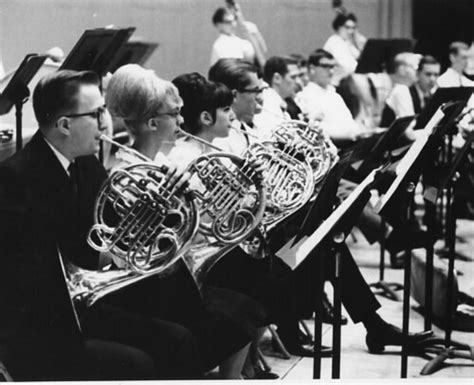 1964 French Horn Section In This Photo Brian Gfroere Jan Flickr