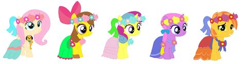 The Five Flower Fillies By Cheerful9 On Deviantart