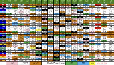 The 2021 NFL Schedule