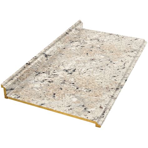 Hi, these are lowes branded series of quatrz countertops from sage surfaces. Shop VTI Fine Laminate Countertops 12-ft Ouro Romano ...