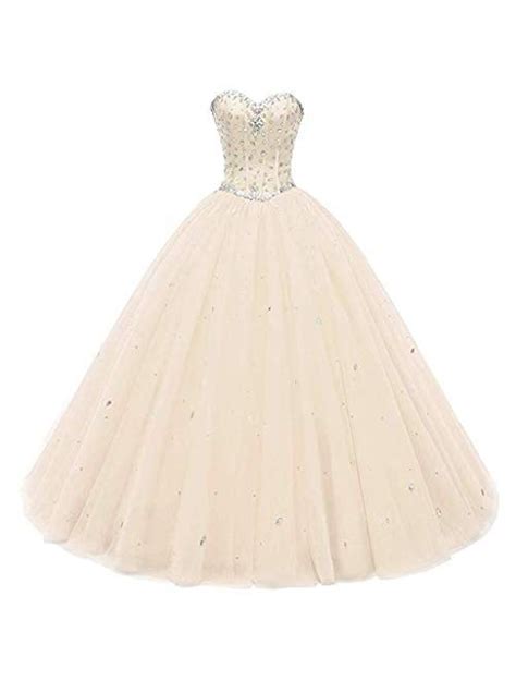 Buy Likedpage Women S Sweetheart Ball Gown Tulle Quinceanera Dresses Prom Dress Online Topofstyle
