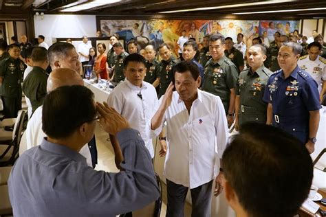 Duterte Presides Over Joint Afp Pnp Command Conference