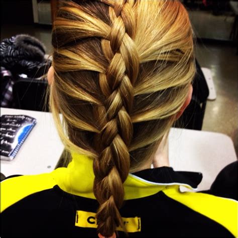 Check out our 7 way braid selection for the very best in unique or custom, handmade pieces from our shops. 4 way braid hair blond girl | Pretty hairstyles, Beautiful braids, Hair beauty