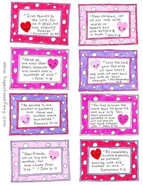 Michelle Paige Blogs 10 Scripture Valentines To Print