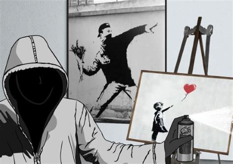 Banksy Street Art Bio Ideas Theartstory