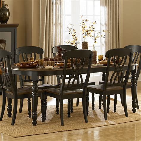 Humblenest Homestead Extendable Two Tone Dining Table With Leaf