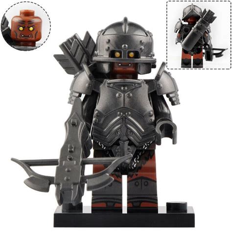 8pcsset Uruk Hai Army Archer Assault The Lord Of The Rings Minifigures
