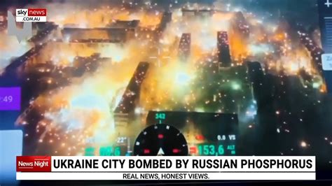 Ukraine Accuses Russia Of White Phosphorus Bombings Sky News Australia