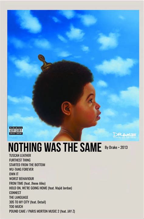 Morning Was The Same Drake Album Cover Vintage Music Posters Rap