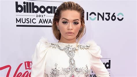 Rita Ora Bares Booty In Thong Body Suit Dress At Billboard Music Awards