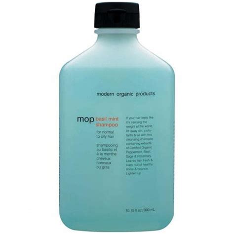 Mop Basil Mint Shampoo 10 Oz For Normal To Oily Hair Ph 54