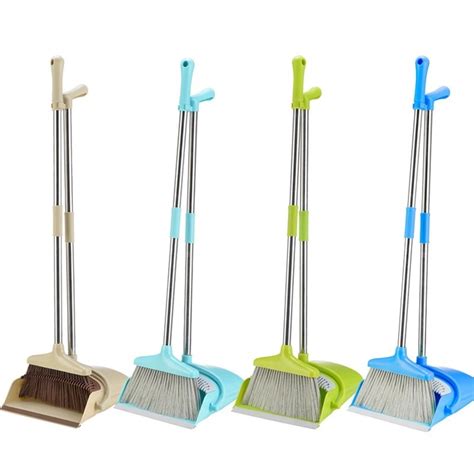 Plastic Broom And Dustpan For Home Cleaning China Plastic Broom And