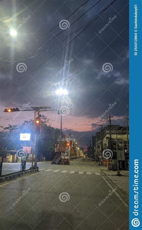 Traffic Lights Aesthetics Stock Photo Image Of Morning 254312864