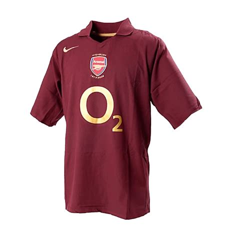 Gogoalshop 05 06 Arsenal Retro Home Soccer Jersey Shirt Arsenal