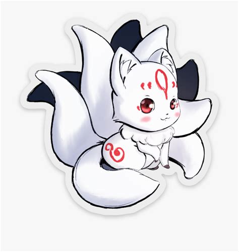 Download And Share File 7a477a3d51 Original Nine Tailed Fox Chibi