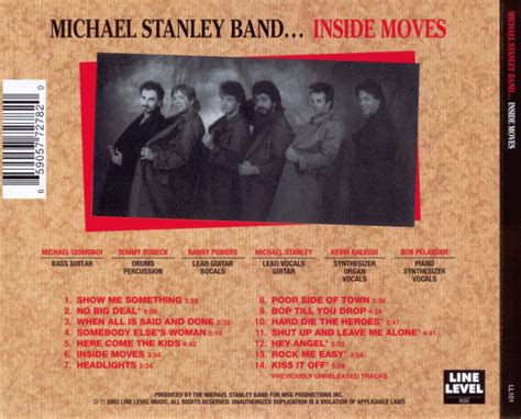 Hard Rock Aor Heaven Michael Stanley Band Inside Moves 1986 Remastered And Expanded