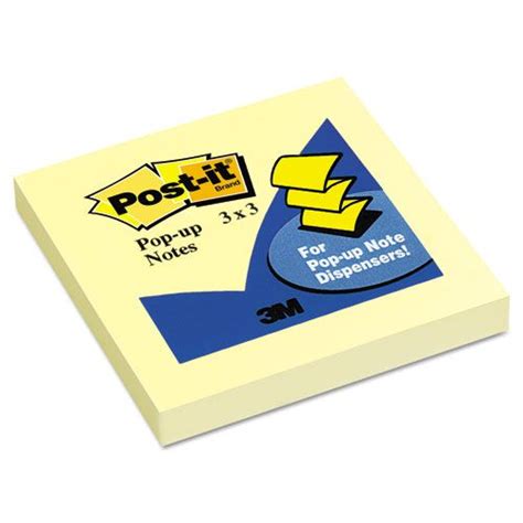 Original Canary Yellow Pop Up Refill 3 X 3 12 Padspack Adhesive
