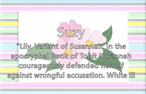 Suzy What Does The Girl Name Suzy Mean Name Image