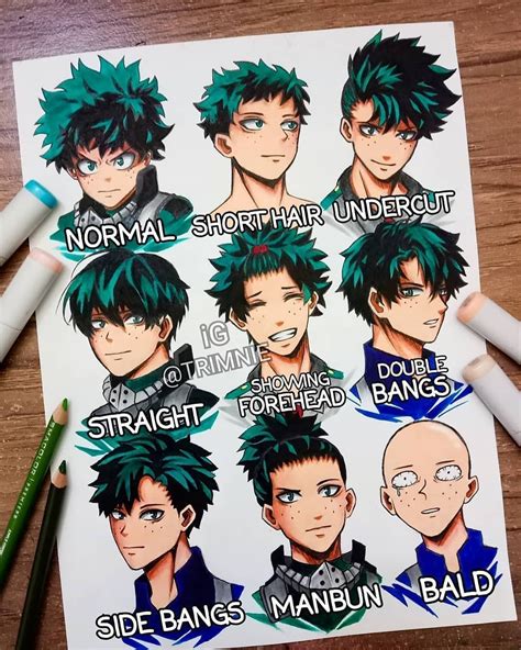 ️my Hero Academia Hairstyles Free Download